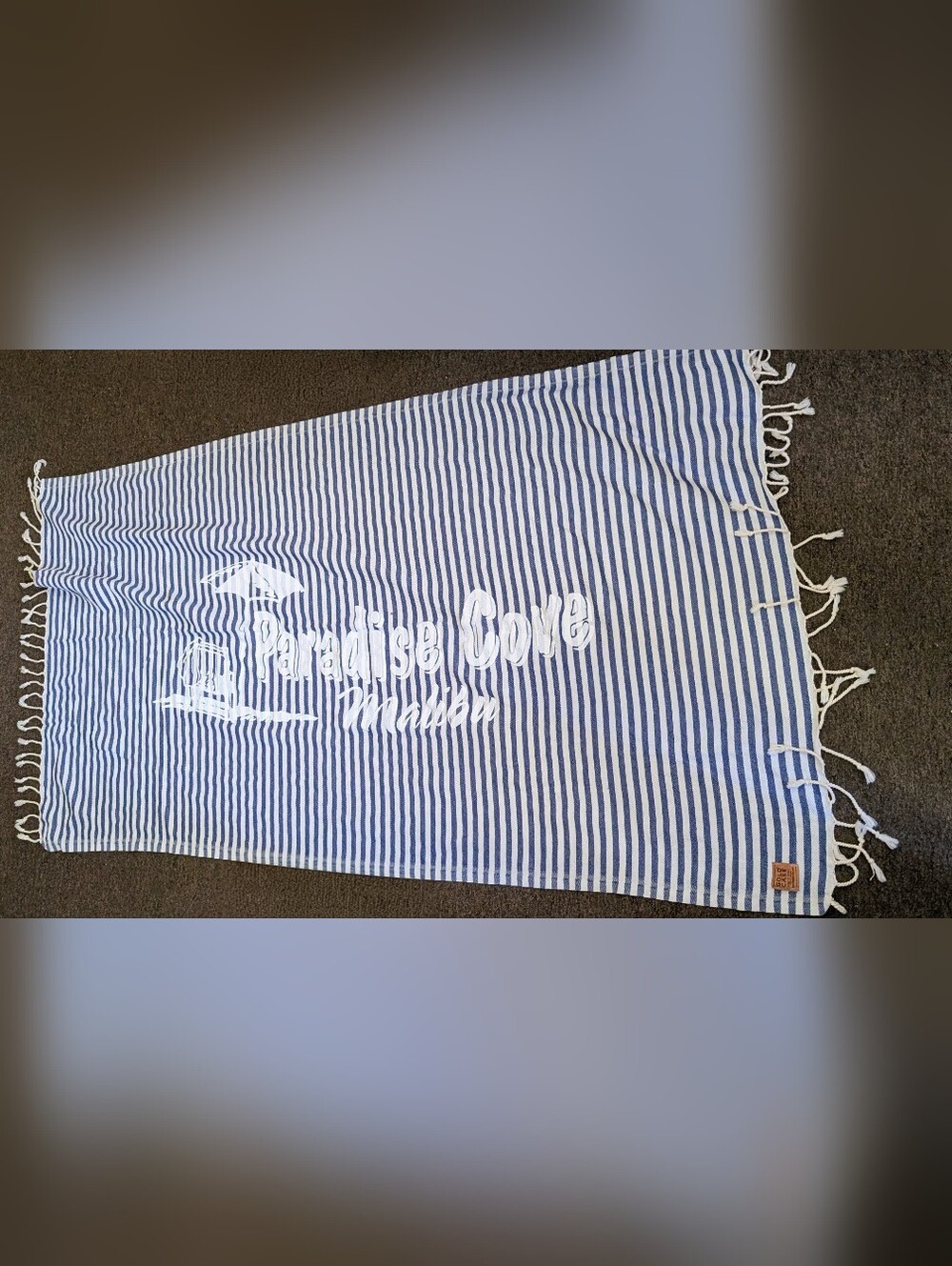 GOLD CASE Turkish Towel beach blanket MALIBU Paradise Cove